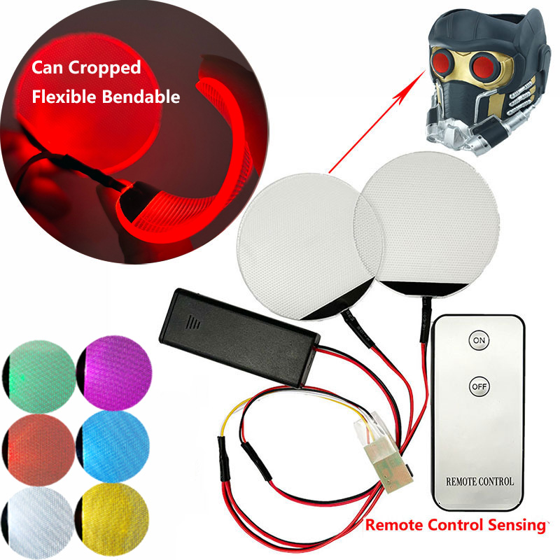 Diy Halloween Electronics - ฮาโลวีนรอบรีโมทคอนโทรล Sensing Bendable คอสเพลย์ Eye ไฟ