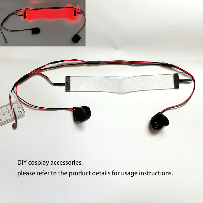 Diy Halloween Electronics - สีแดงยืดหยุ่น Bendable DIY LED Eyes ชุดคอสเพลย์สําหรับ