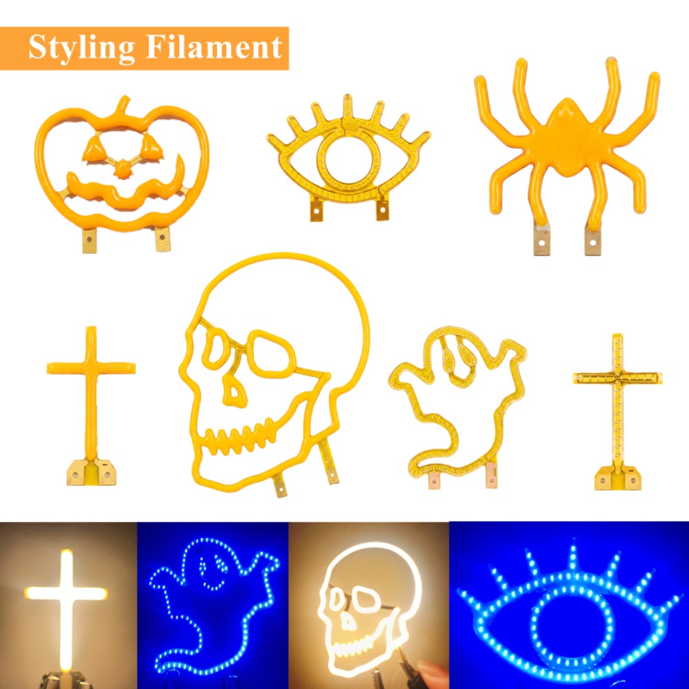 Diy Halloween Electronics - หลอดไฟ LED 3V 1/2 ชิ้น สำหรับตกแต่ง