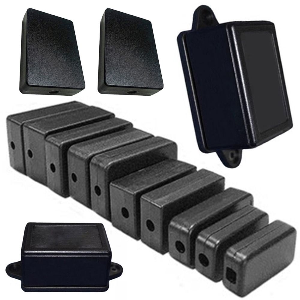 Diy Electronics Box - สีดํา DIY พลาสติก ABS อิเล็กทรอนิกส์กล่องกันน้ําโครงการเคสกล่อง