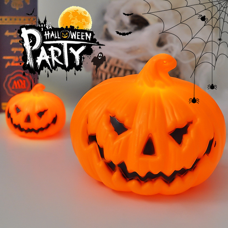 Diy Halloween Electronics - ฮาโลวีน LED โคมไฟฟักทองเครื่องประดับบรรยากาศสยองขวัญของเล่นเด็ก 2026 ปาร์ตี้ฮาโลวีนตกแต่งบ้านอุปกรณ์ตกแต่ง