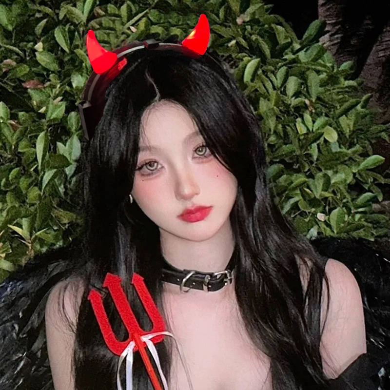 ที่คาดผม LED รูปเขาปีศาจ สีแดง - Diy Halloween Electronics บทวิจารณ์และราคา