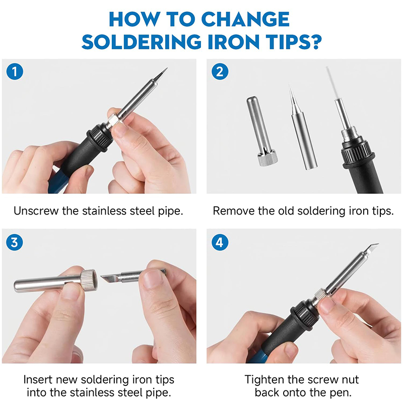 ชุดหัวแร้งปรับอุณหภูมิได้ 220V - Soldering Iron Kit บทวิจารณ์และราคา