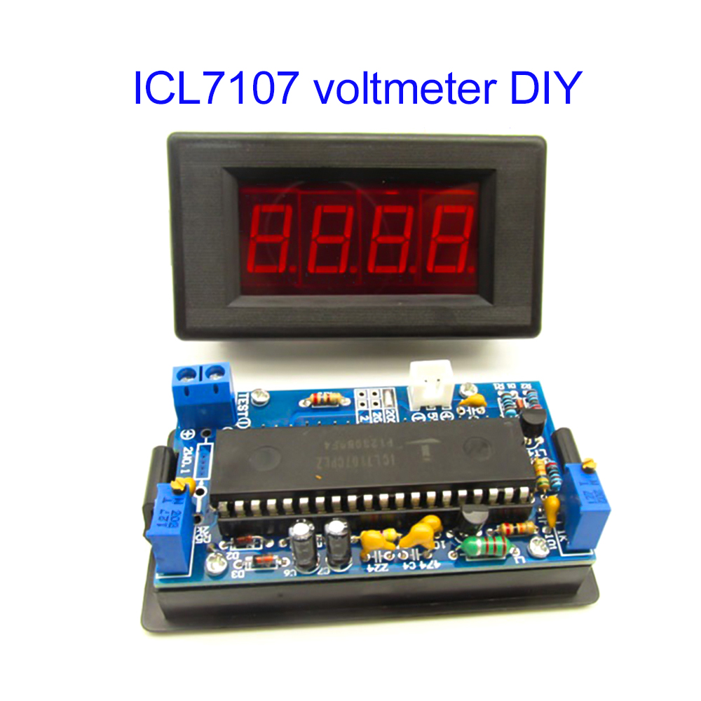 ชุดอุปกรณ์วัดแรงดันไฟฟ้า ICL71 - Diy Home Electronics Projects บทวิจารณ์และราคา