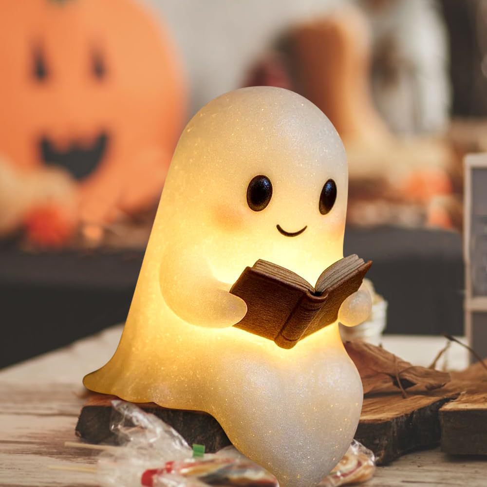 โคมไฟอ่านหนังสือรูปผีน่ารัก ไฟ - Diy Halloween Electronics บทวิจารณ์และราคา