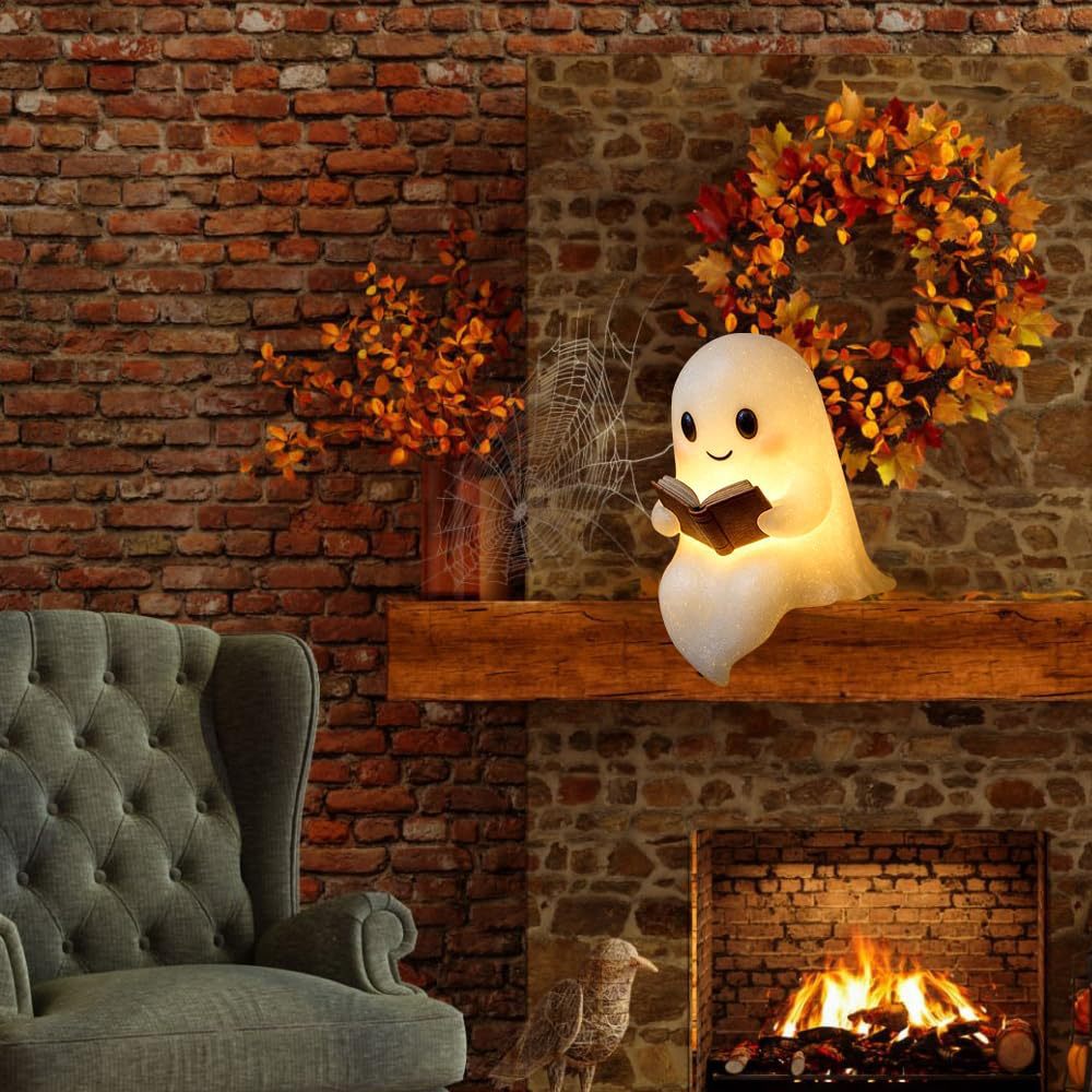 โคมไฟอ่านหนังสือรูปผีน่ารัก ไฟ - Diy Halloween Electronics บทวิจารณ์และราคา