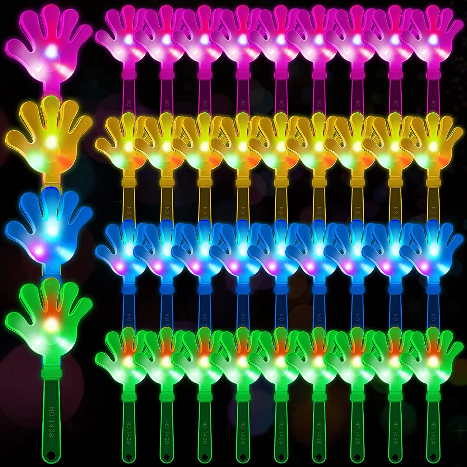 12pcs Hand Clappers Light up L - Diy Halloween Electronics บทวิจารณ์และราคา