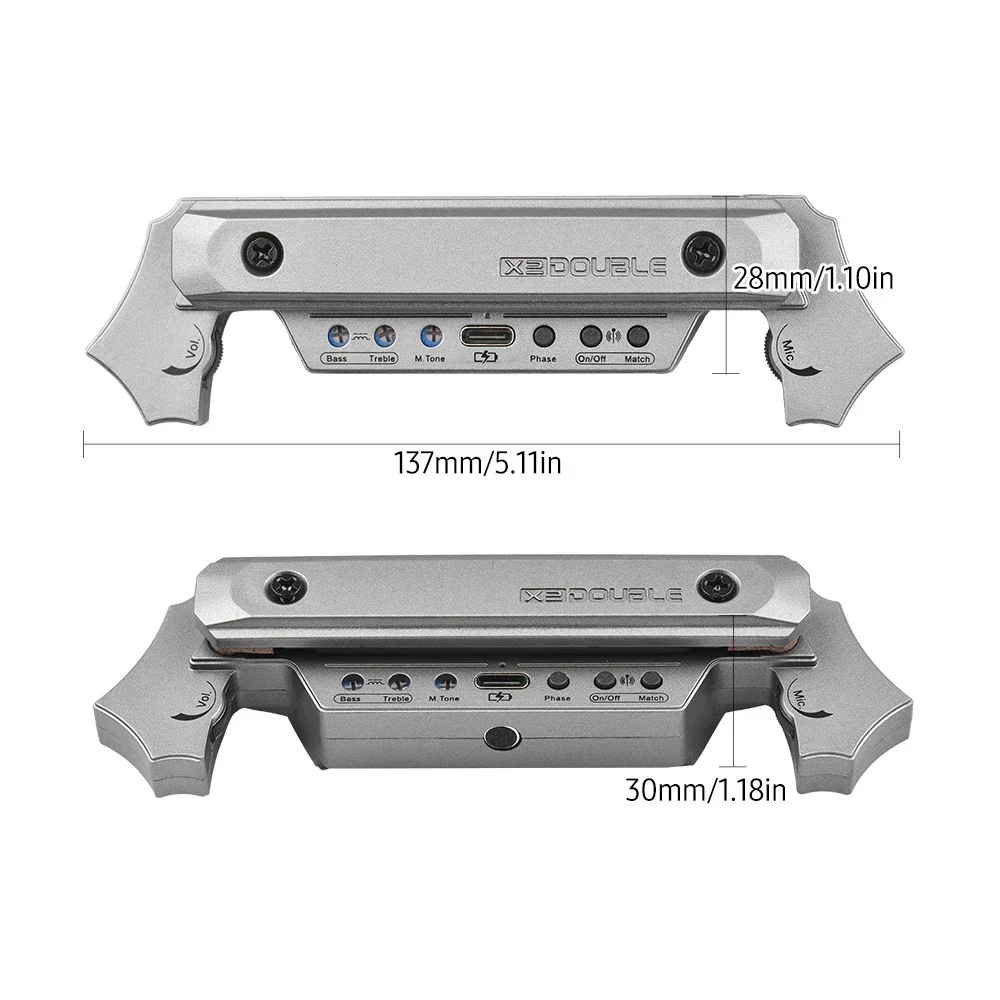 DOUBLE X2 ระบบปิ๊กอัพกีตาร์ไร้ - Diy Electric Guitar Electronics บทวิจารณ์และราคา