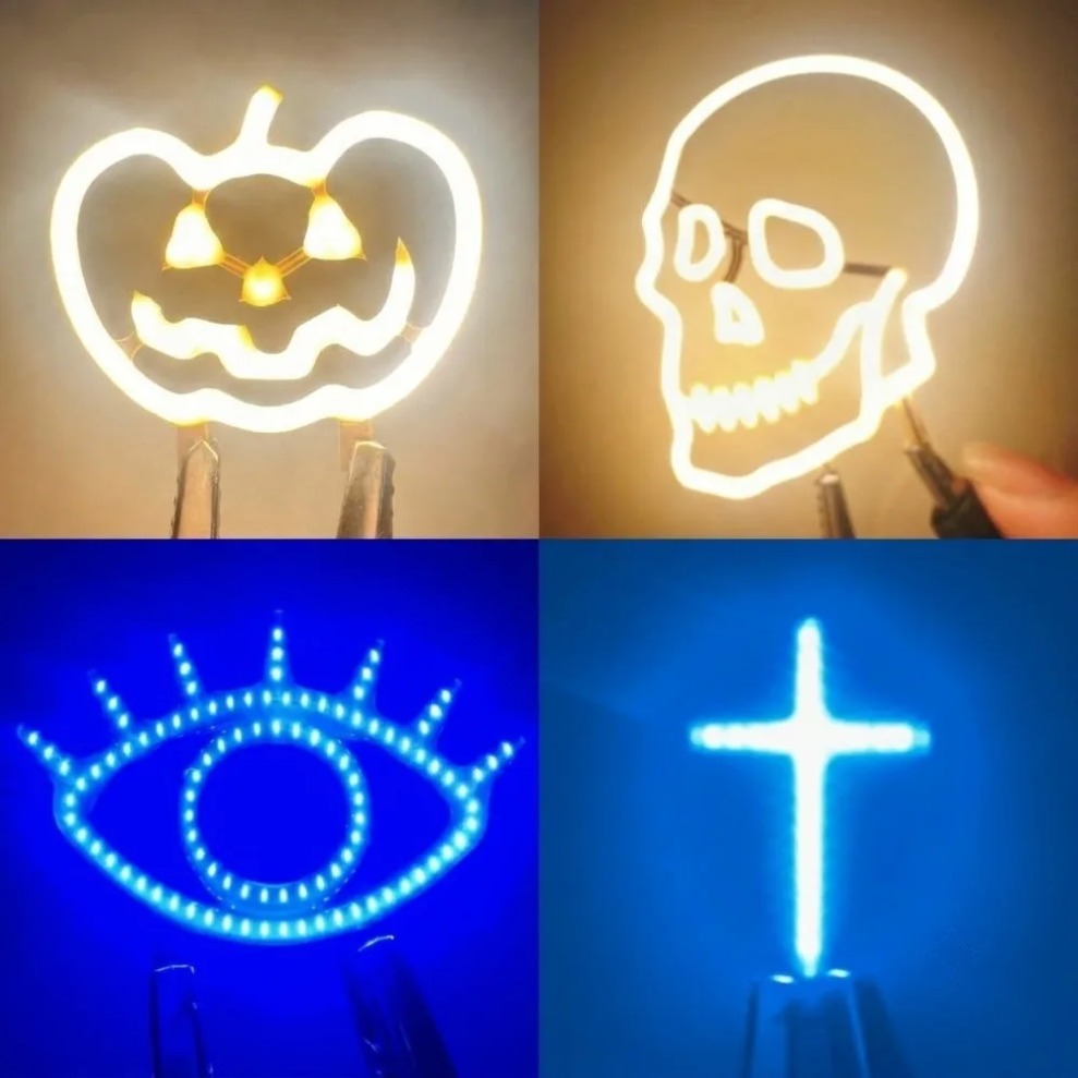 หลอดไฟ LED แบบเส้นใย 3V สำหรับ - Diy Halloween Electronics บทวิจารณ์และราคา