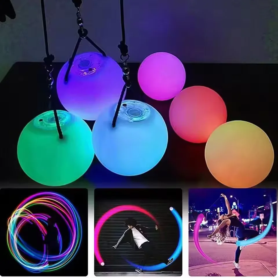 LED Poi Prop 2 แพ็ค ลูกบอลเต้น - Diy Halloween Electronics บทวิจารณ์และราคา