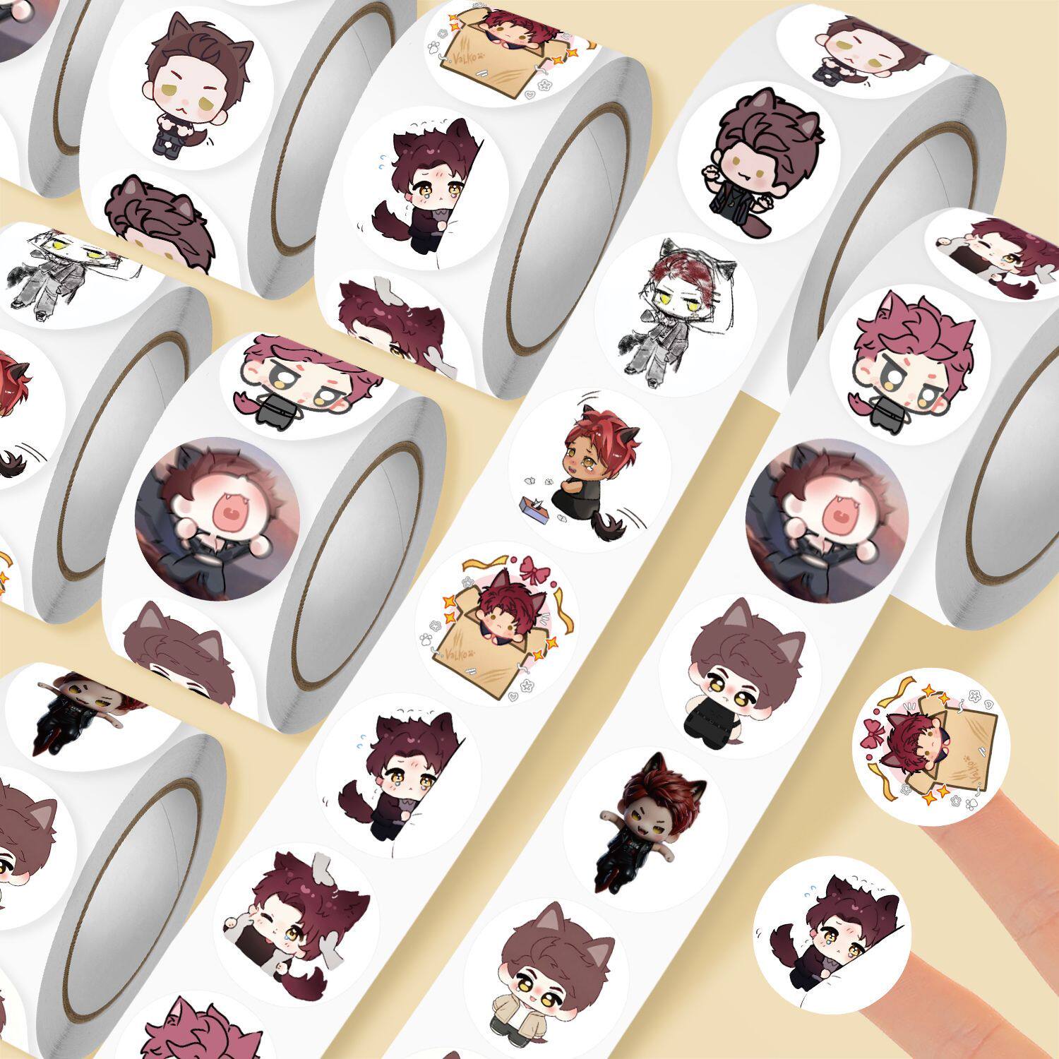 สติกเกอร์ลายการ์ตูน Love and D - Diy Q บทวิจารณ์และราคา